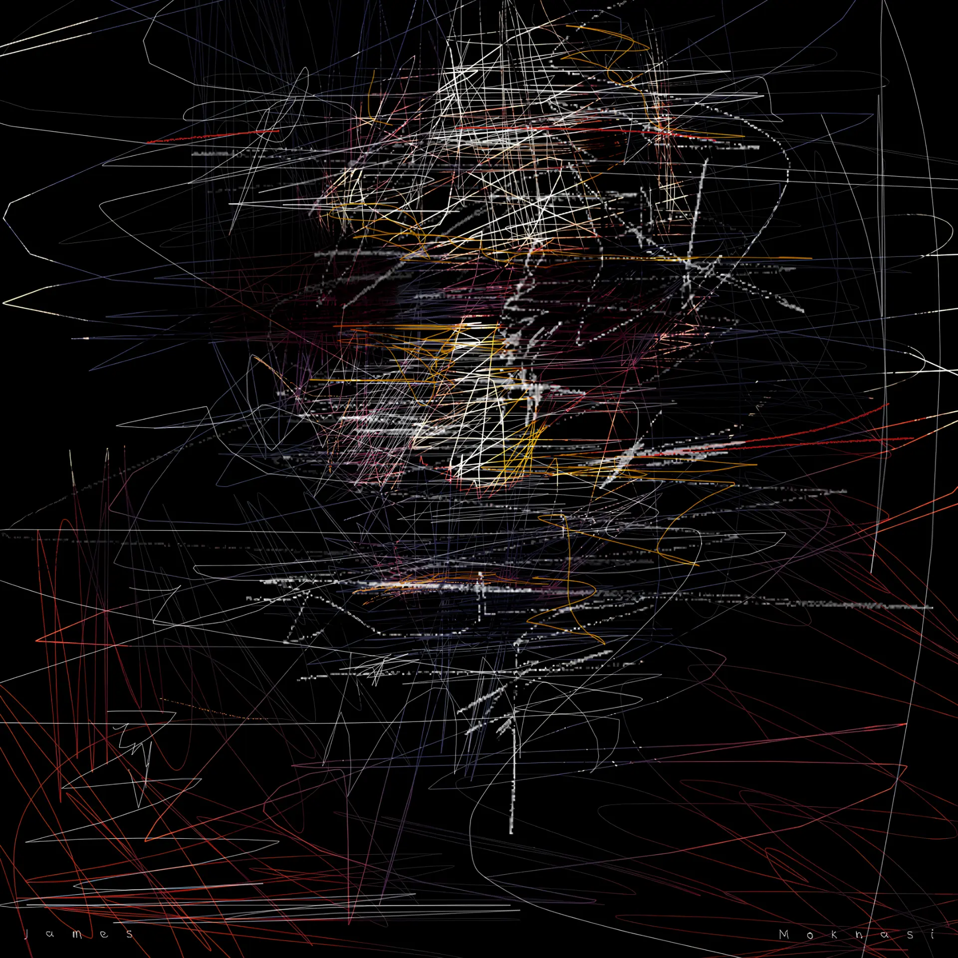 Torn Inventory, 2024. Mixed media, Cotton rag paper, 100 × 100 cm.