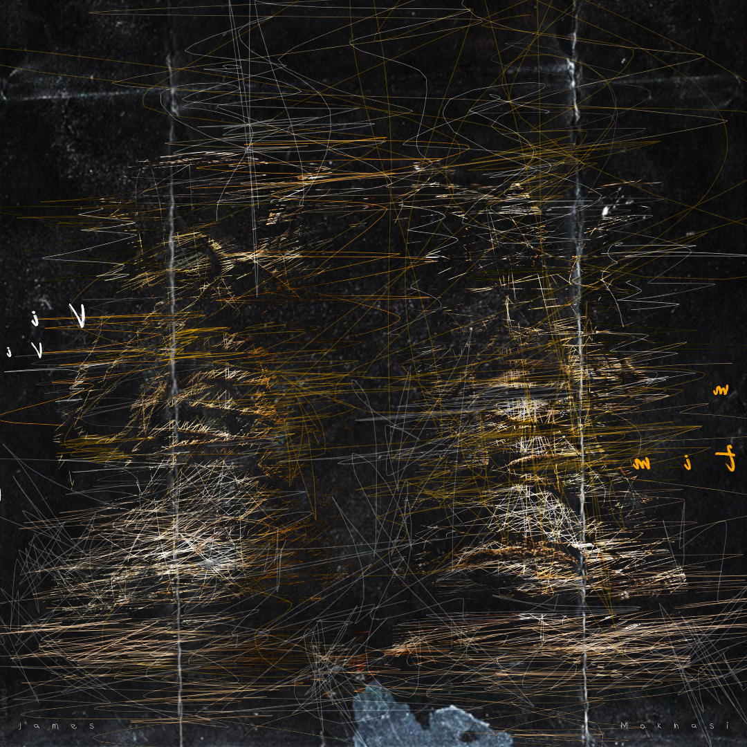 Two Witnesses, 2026. Mixed media, Mixed media, 100 × 100 cm.